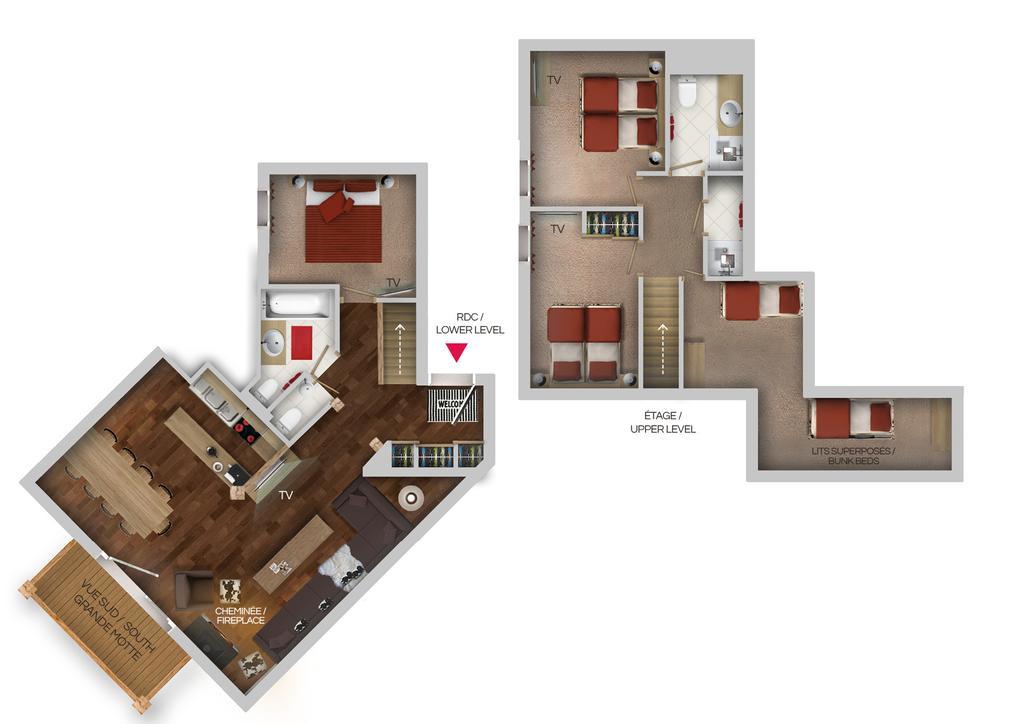 Chalets Montana Planton Tignes Δωμάτιο φωτογραφία